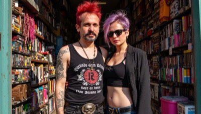 AI-generated film still from Me-Me exploring identity and unlived destinies in Milan